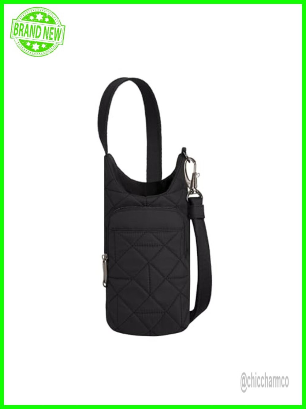 Travelon Anti-Theft Insulated Water Bottle Tote Bag RFID Crossbody